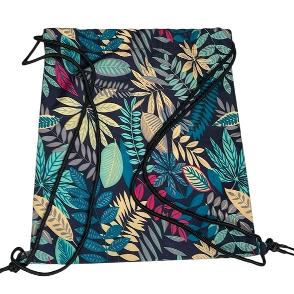 Miao Zhuo Tropical Greens Drawstring Bag - Picture 4 of 8